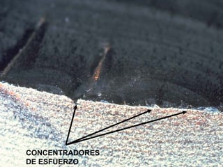 CONCENTRADORES
DE ESFUERZO
 