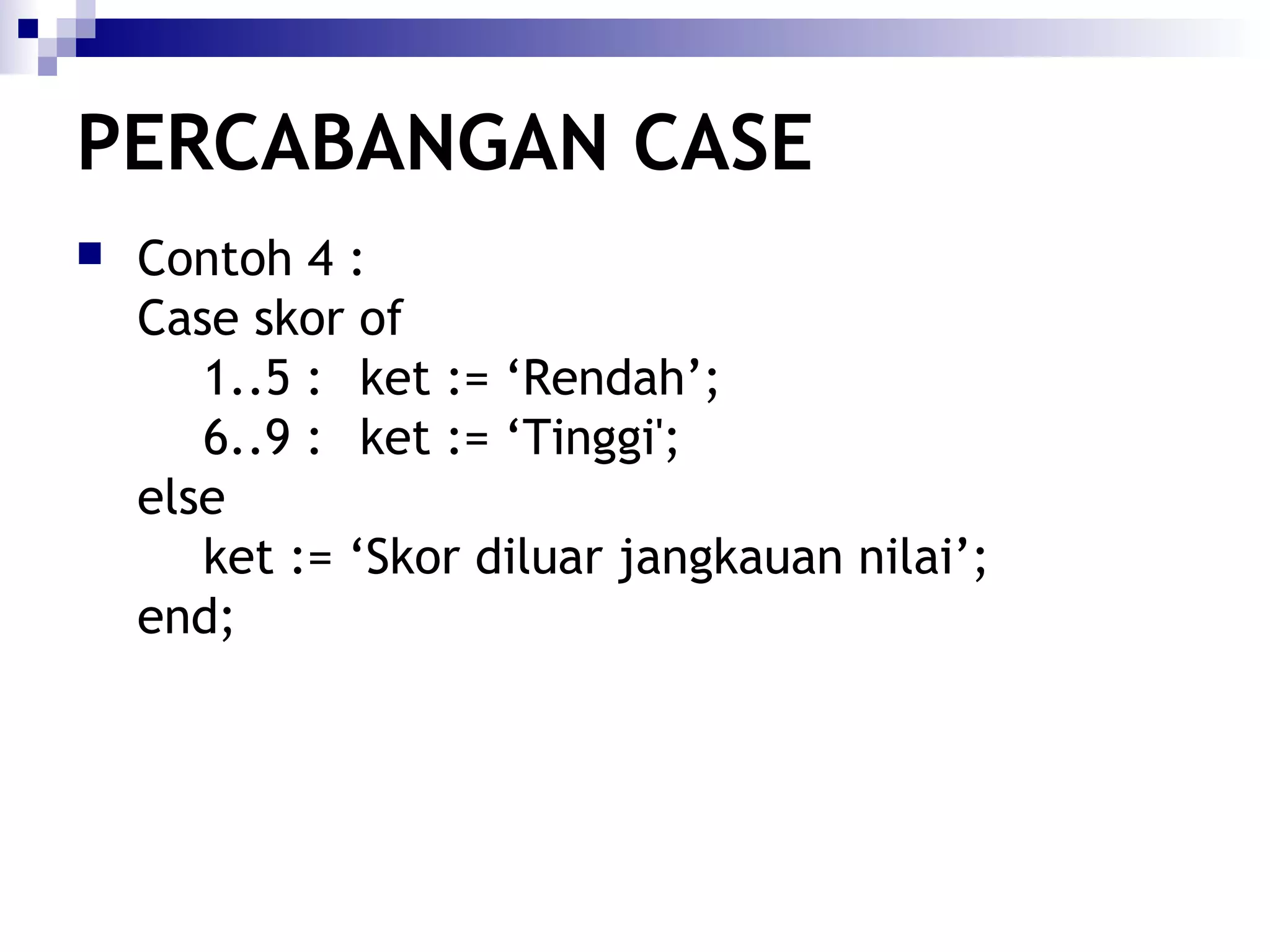 Struktur Dasar Algoritma | PPT