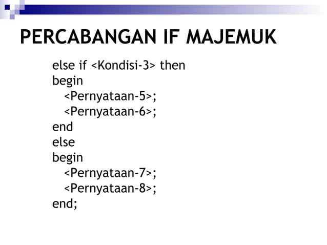 Struktur Dasar Algoritma | PPT