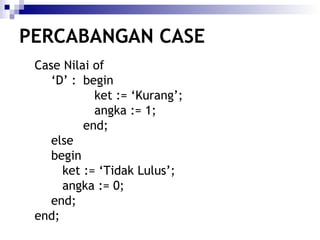 Struktur Dasar Algoritma | PPT