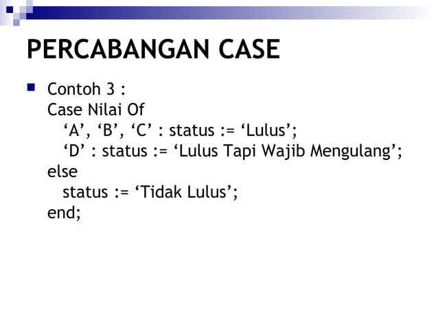 Struktur Dasar Algoritma | PPT