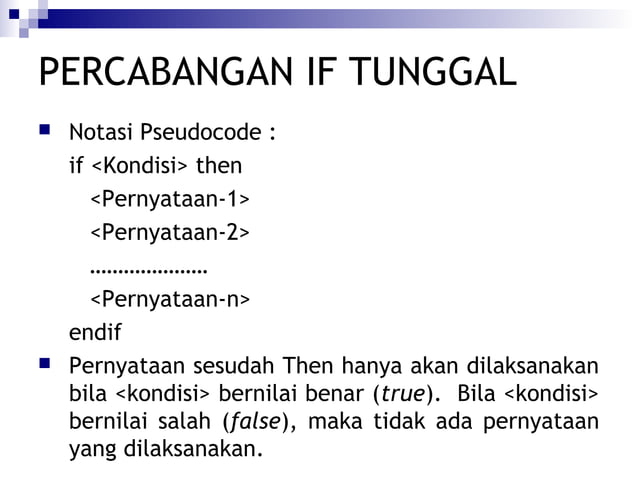 Struktur Dasar Algoritma | PPT