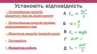 N =
A
t
А=F ∙𝒍
А
Б
В
Г
Д
 