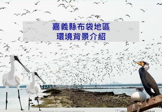 嘉義縣布袋地區
             環境背景介紹




2012互惠互助的自然資源經營 里山倡議精神的實踐研討會
 