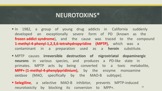 Parkinson's Disease [Advanced Pharmacology] | PPTX