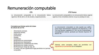 Remuneración computable
 