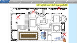 ‫االسقف‬ ‫لوحات‬ ‫رسم‬ ‫فى‬ ‫اخطاء‬
(
‫العلى‬ ‫ناظرا‬ ‫افقية‬ ‫مساقط‬
)
‫الكهربائي‬ ‫االعمال‬
‫ة‬
‫واالضاءة‬
‫اعمال‬
‫التكيي‬
‫ف‬
‫وااللكتروميكانيكية‬
‫انظمة‬
‫األمن‬
‫واالمان‬
‫و‬ ‫انذار‬ ‫انظمة‬
‫الحرائق‬ ‫مكافحة‬
‫الصوتيات‬ ‫انظمة‬
‫خاصة‬ ‫انظمة‬
‫المعلقة‬ ‫االسقف‬
‫الكهرباء‬ ‫اعمال‬ ‫الحتواء‬
 