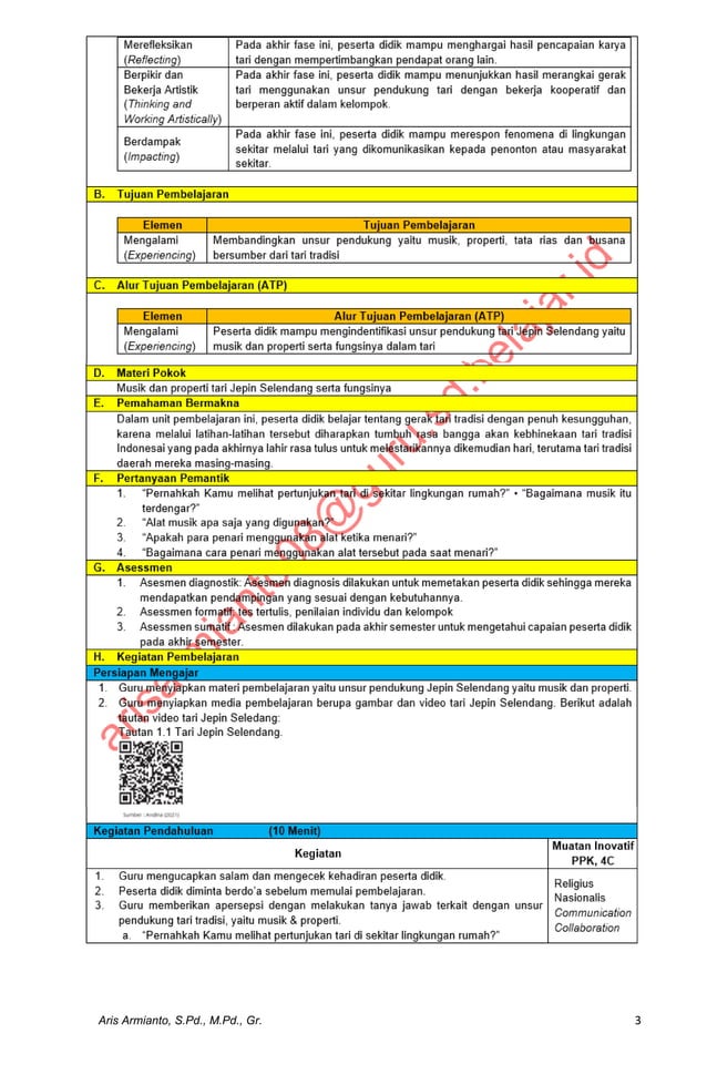 MODUL AJAR SENI TARI KELAS 5 KURIKULUM MERDEKA.pdf