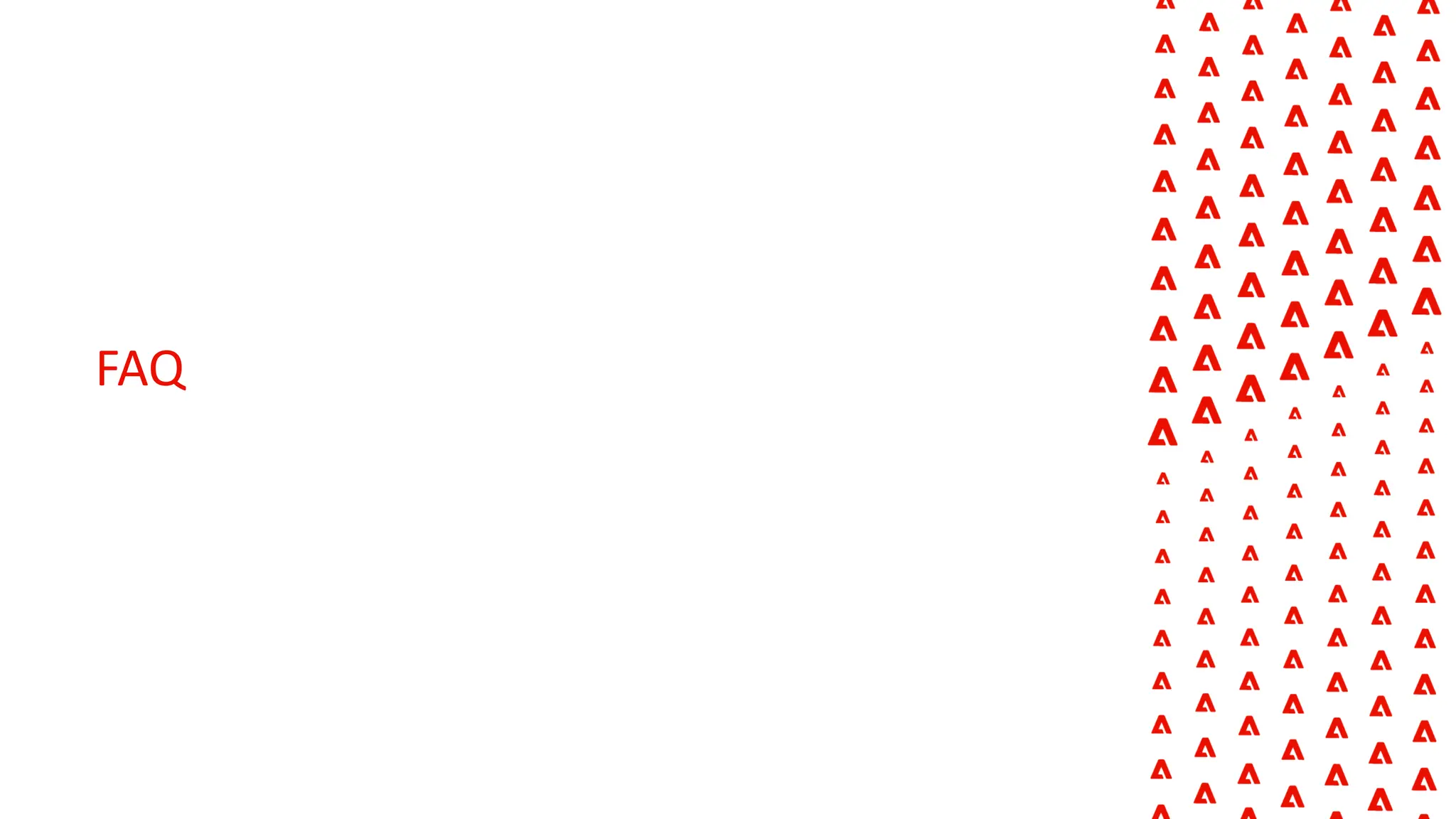 FAQ
 