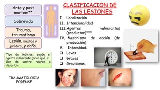 Postmortem Trauma 07. Traumatolgía general diapositivas de clase | PDF