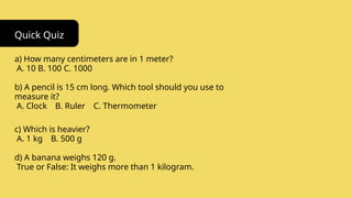 Understanding Measurement Units: Length, Mass, Volume & Conversion | PPTX