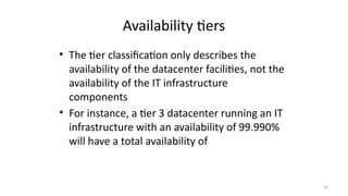 Data Center Infrastructure Detailed Presentation | PPTX