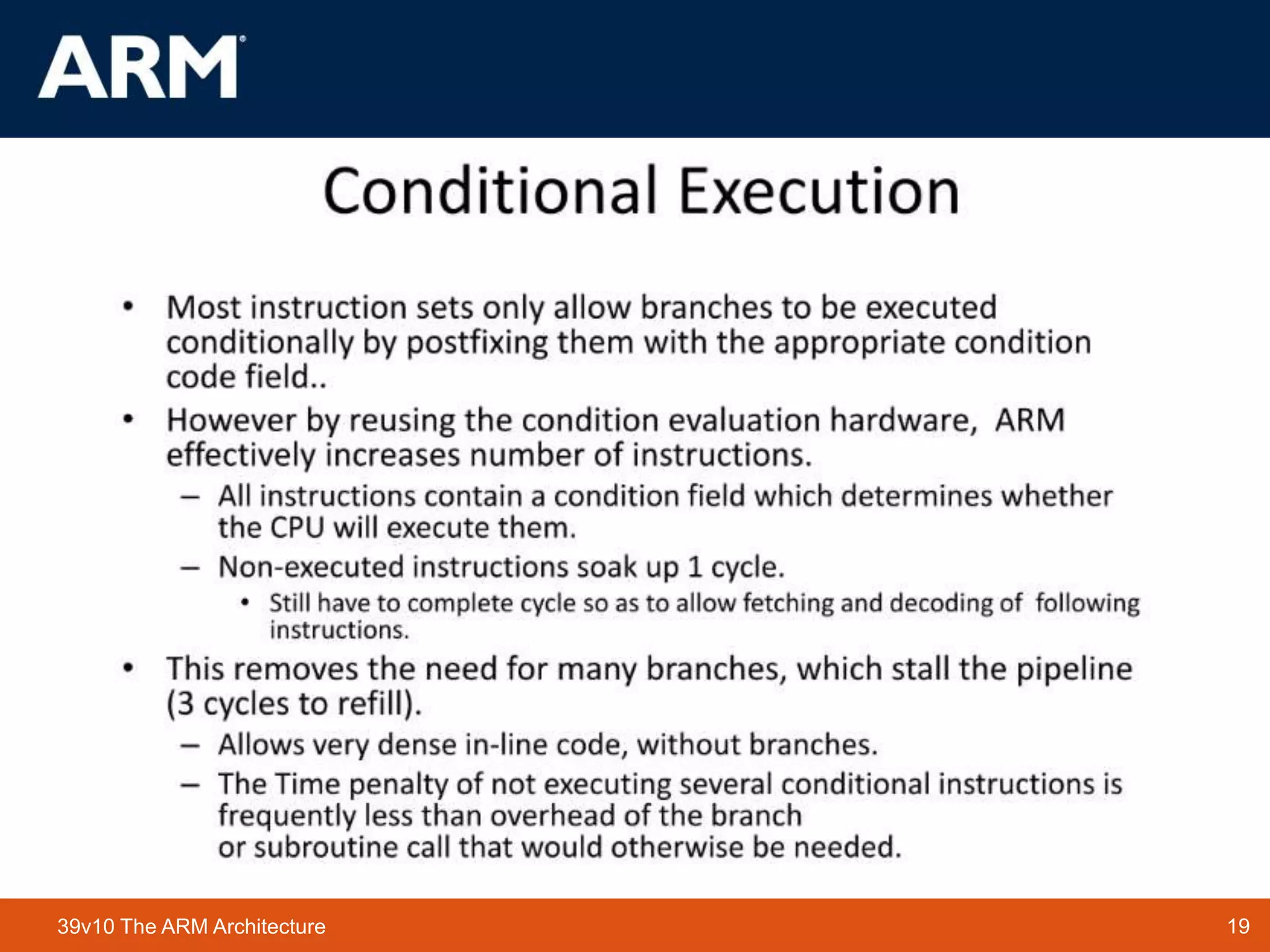 19
TM 19
39v10 The ARM Architecture
 