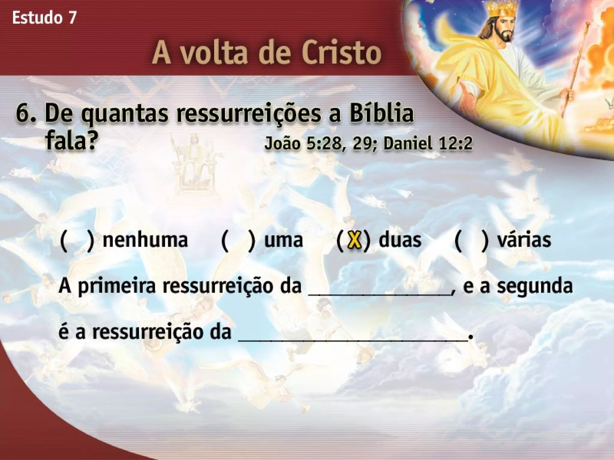 A Volta de Cristo - Ouvindo a Voz de Deus, Estudo Bíblico, Igreja Adventista