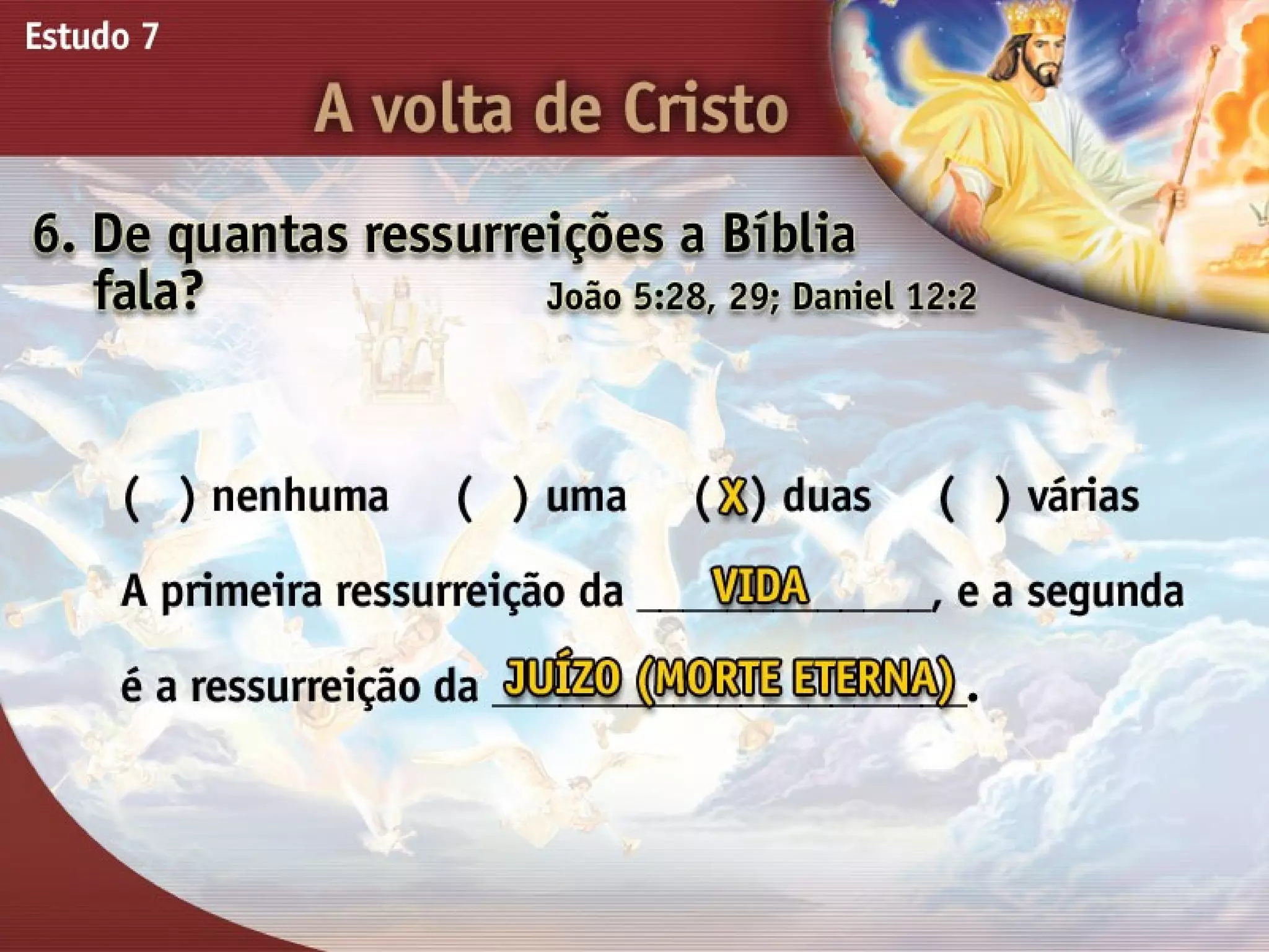A Volta de Cristo - Ouvindo a Voz de Deus, Estudo Bíblico, Igreja Adventista