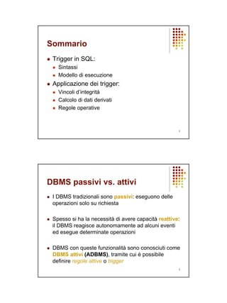 07 Basi Di Dati Attive PPT