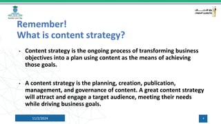 Comprehensive Content Strategy Development: Planning, Creation, and ...