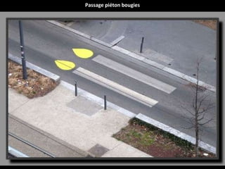 Passage piéton bougies 