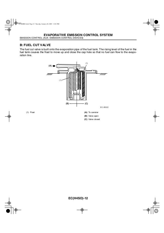 evaporative emission control system