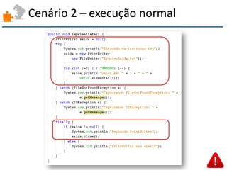Cenário 2 – execução normal  