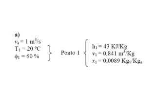 07 exercícios de psicrometria