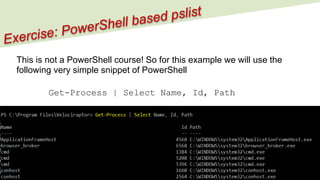 Vector Solutions Api Example Code Powershell 07 - Extending VQL and API in Velociraptor.pptx