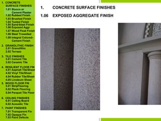 07-FINISHES for all building types (architectural).ppt