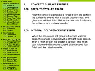 07-FINISHES for all building types (architectural).ppt