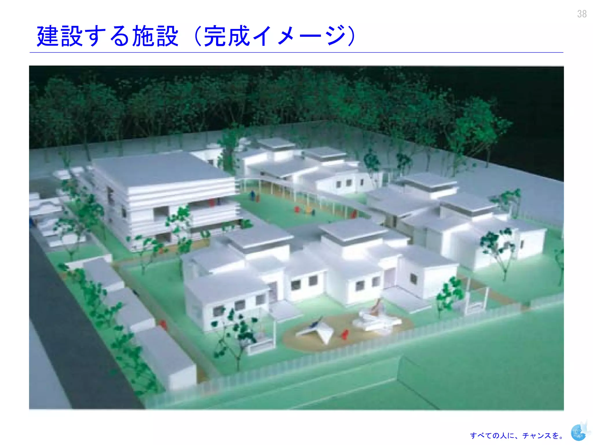 38

建設する施設（完成イメージ）




                 すべての人に、チャンスを。
 