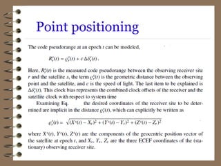 Point positioning