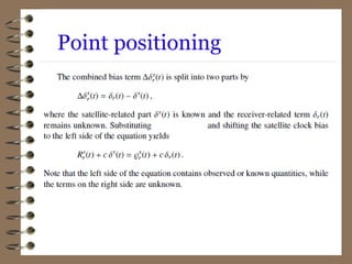 Point positioning