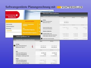 Softwaregestützte Planungsrechnung mit 