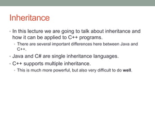 2CPP07 - Inheritance | PPT