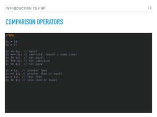 07 Introduction to PHP #burningkeyboards | PPT
