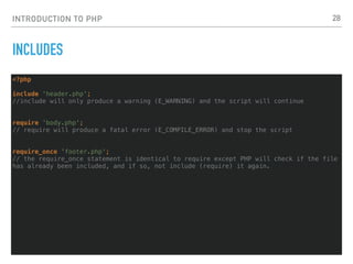 07 Introduction to PHP #burningkeyboards | PPT