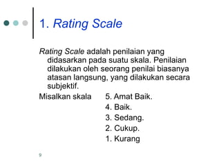 07 kesalahan dan meode-metode penilaian kinerja - fd | PPT