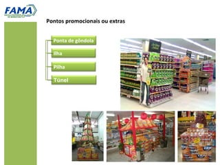 Pontos promocionais ou extras


  Ponta de gôndola

  Ilha

  Pilha

  Túnel
 