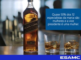 Autoria: Seragini Farné
Quase 50% dos 12
especialistas da marca são
mulheres e a vice
presidente é uma mulher.
 