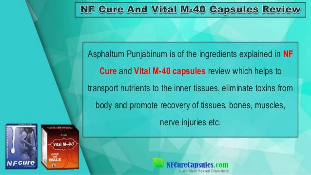 NF Cure and Vital M-40 Capsules - Review, Rating and Price NF Cure and Vital M-40 Capsules - Review, Rating and Price