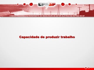 Capacidade de produzir trabalho
 