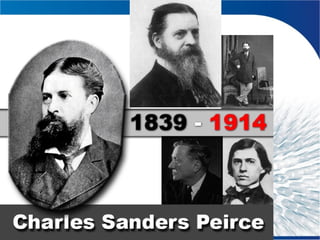 Principal Representante da Semiótica:

• Charles Sanders Peirce (1839-1914).

• Americano, fundador do pragmatismo, é
  co...