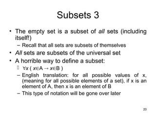 07-sets.ppt MATHEMATIcs 7 all about sets and suset | PPT