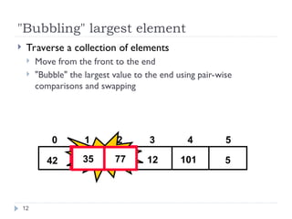 07-sorting.ppt for insertion sort and bubble sorting technquies | PPT