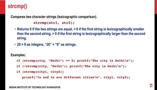 07-Strings.pdf Basic string concepts in C | PDF