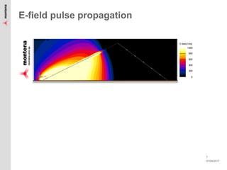 07/09/2017
7
E-field pulse propagation
 