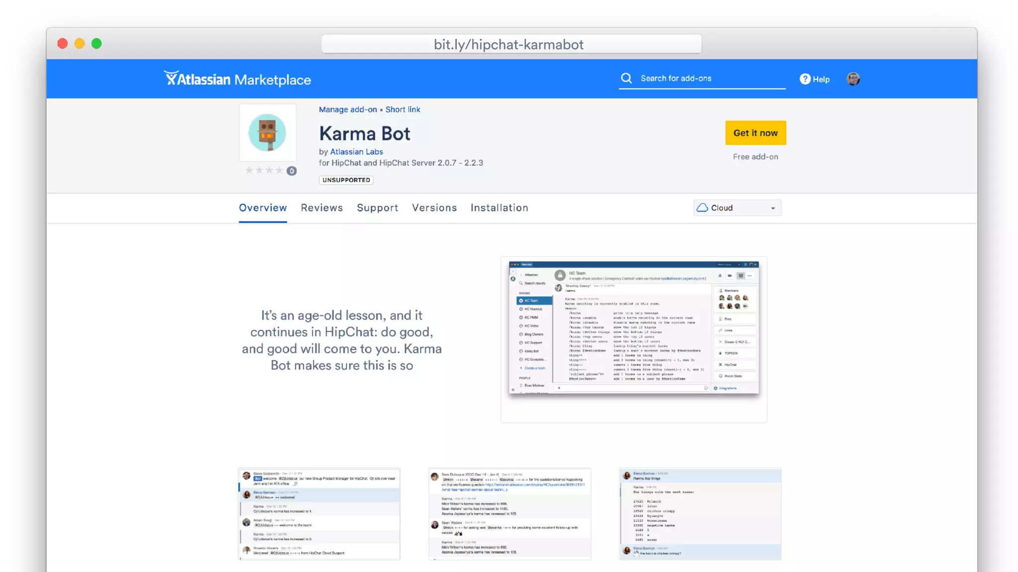 bit.ly/hipchat-karmabot
 