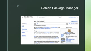 z
Debian Package Manager
 