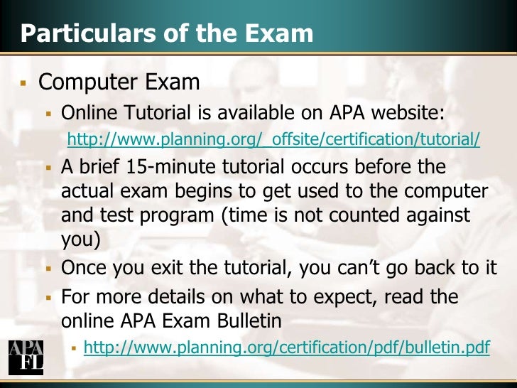 AICP Online Prüfung
