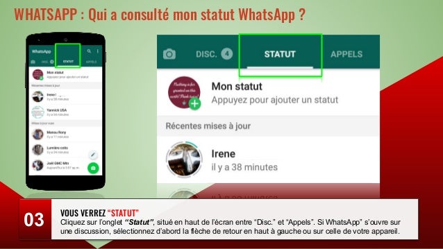 Qui A Vu Mon Statut Whatsapp En Cachette 07- Whatsapp : Comment savoir qui a consulté mon statut Whatsapp