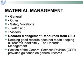 070 Material Management and Construction Productivity | PPT